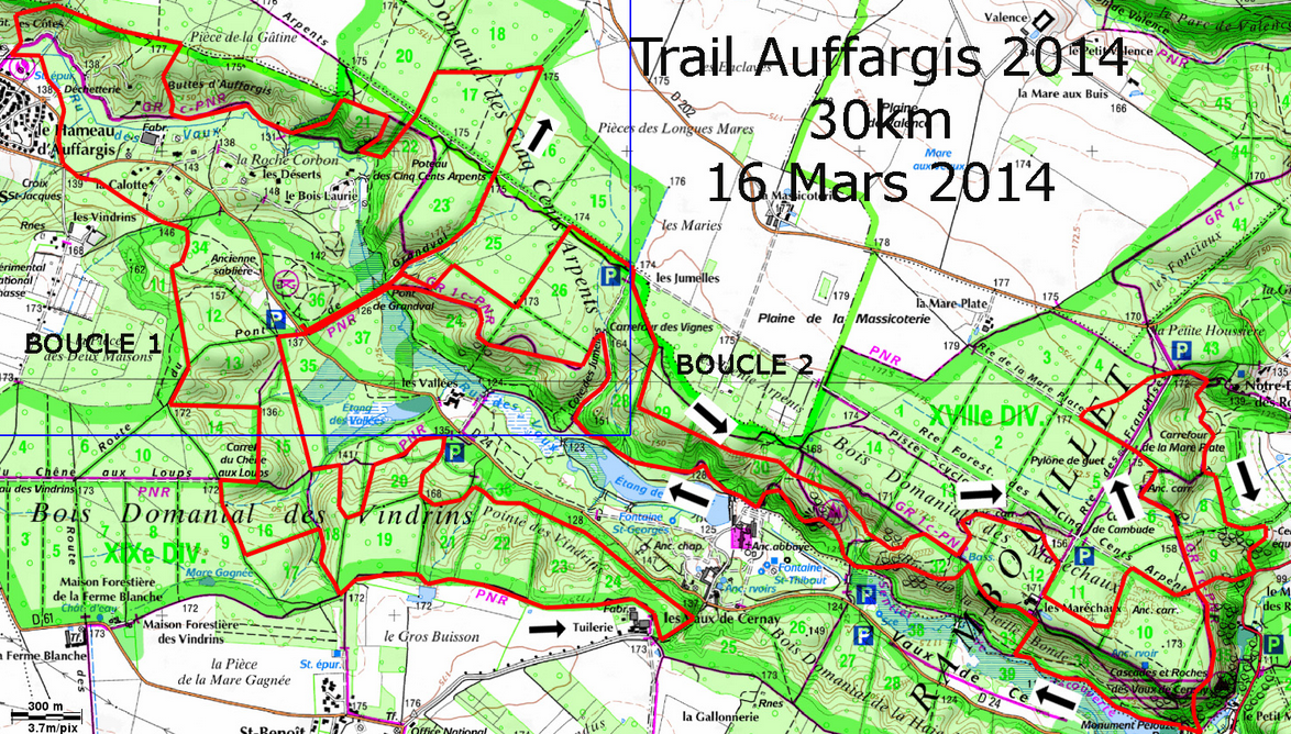 Trail Auffargis, édition 2014